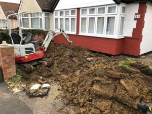 Driveway dig out Chelmsford