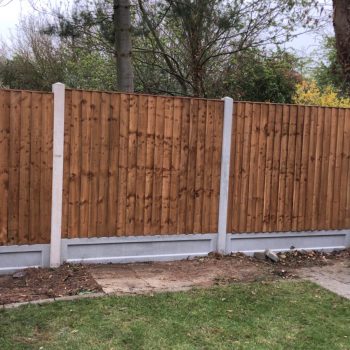 Close boarded fencing in Chelmsford