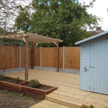 Decking and pergola in Chelmsford