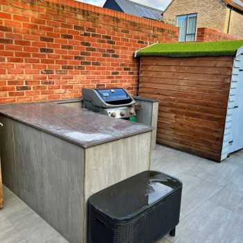 Outdoor kitchen area in Chelmsford, Essex
